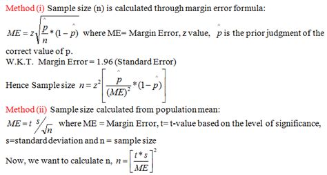 sample size calculator quantitative research